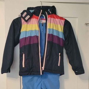 Little Girl Ski Bib and Jacket Size 6/6X